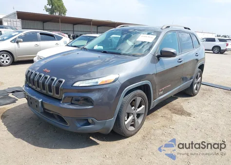 2016 Jeep Cherokee 75Th Anniversary z USA, uszkodzony, nr VIN 1C4PJLCS0GW275059